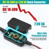 Xdingjiala DC 12V/24V to 7.5V Buck Converter Module DC 10-30V