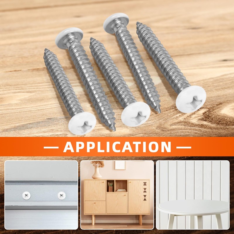 #8 x 1/2" Pan Head Wood Screws, Sheet Metal Screws