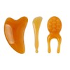 SHIDXIB 3Pcs Gua Sha Facial Massage Set Power-Free Handheld Skin