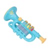 Horn Toy Simulation Design Dynamic Lighting Effect Musical Instrument Horn