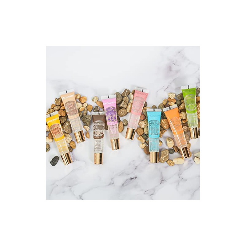 Ruby Kisses Broadway Vita-Lip Clear Lip Gloss 0.47oz/14ml (5PCS SET)