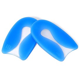 Copas de gel para talón con cojín para el talón, para dolor de talón, espolón óseo y dolor de Aquiles, adecuado para hombres y mujeres, tamaño grande