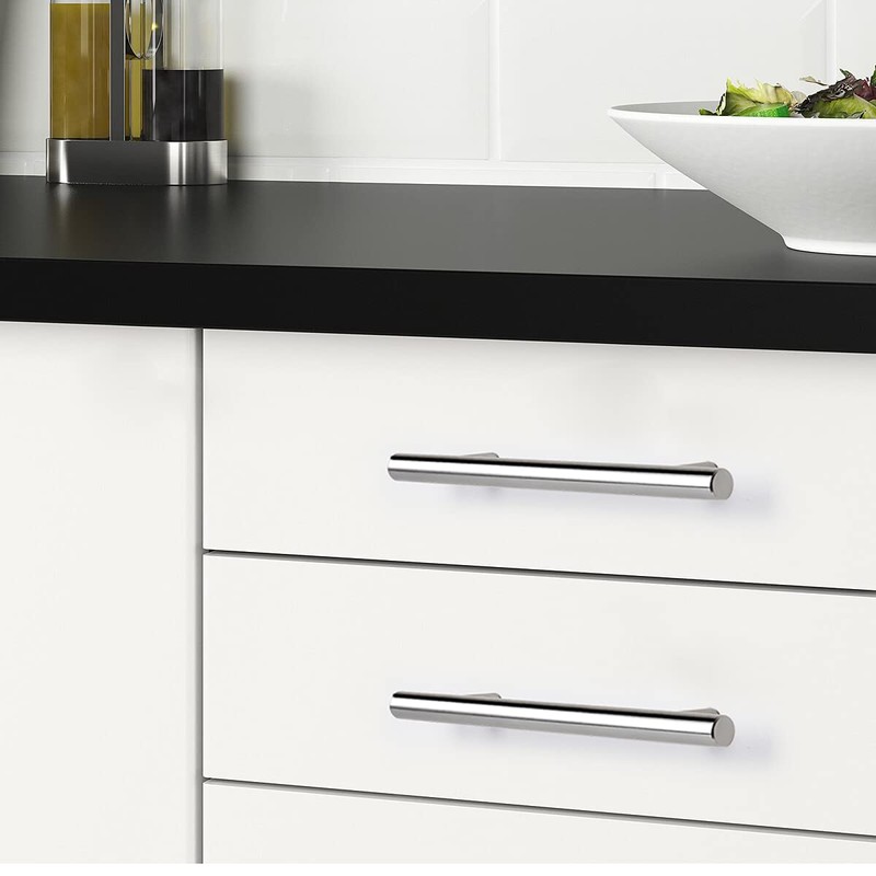 Probrico 30Pack 5 Inch Polished Chrome Cabinet Pulls, 7-9/16 Inches