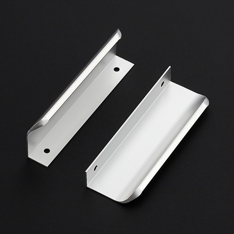 Ravinte 3 Pack Finger Pulls for Cabinets - 96mm/3.75in Hole