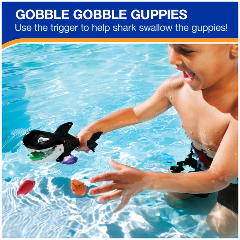 SwimWays Gobble Gobble Guppies Educational Water Toy, Pool Party Favors