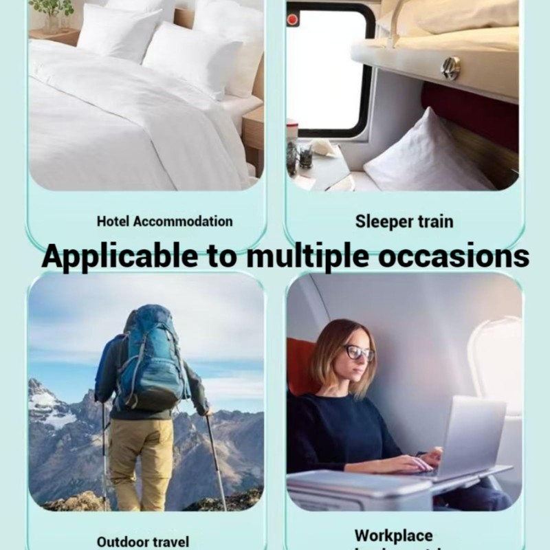 Disposable Pillow Case Covers for Travel,6 PCS, 32 x 20