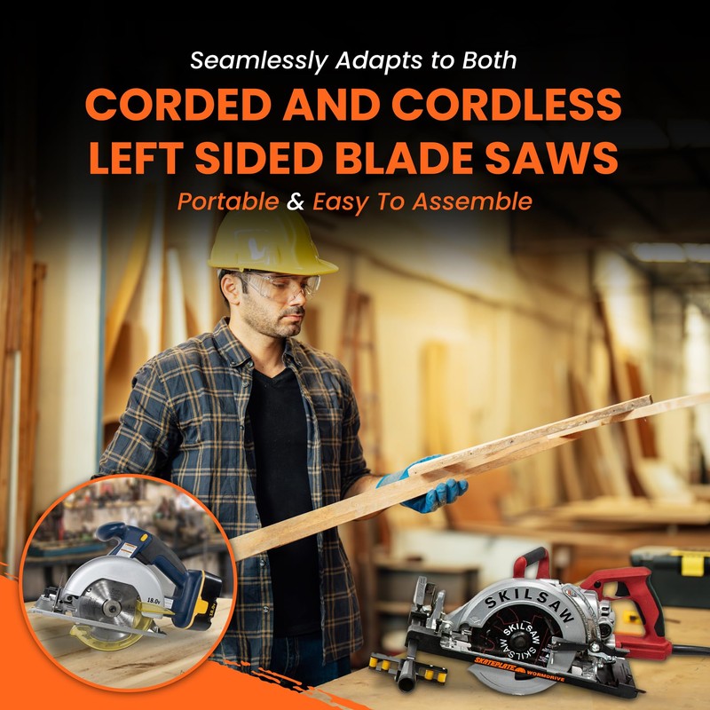SkatePlate & SkateGuide Combo Pack - Circular Saw Rolling Accessory