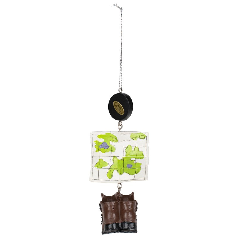 Ganz Hiking Dangle Christmas Tree Ornament 4.7 Inch Multicolor