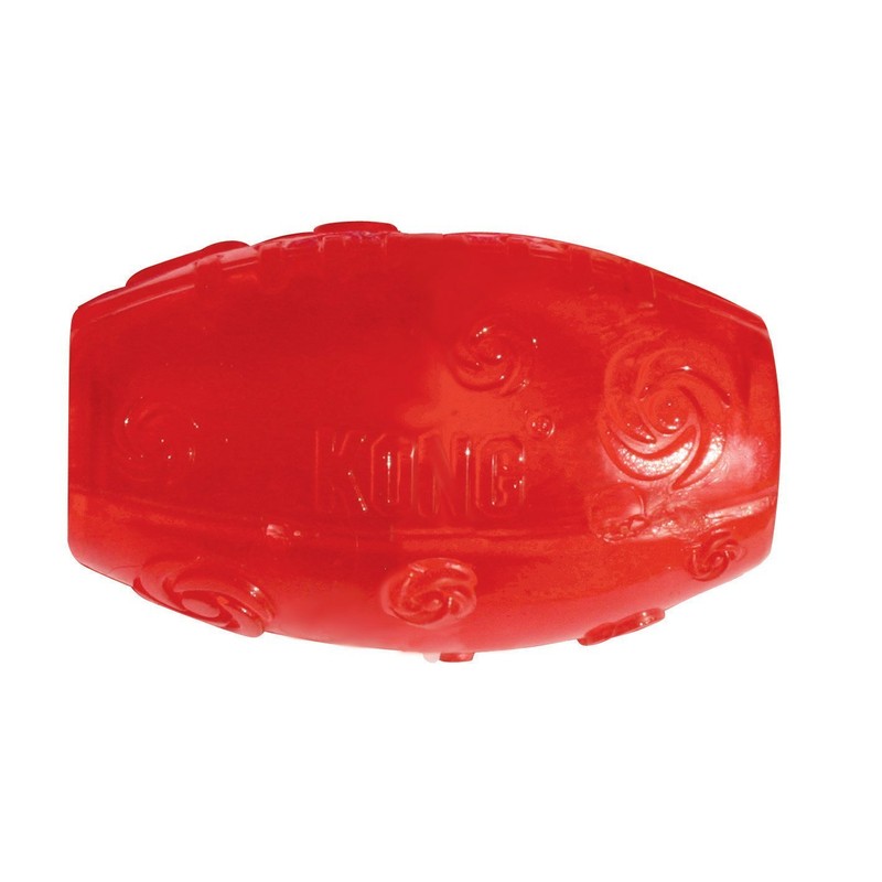 KONG Squeezz Football Dog Toy, Large, Colors Vary
