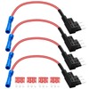 Jawfait 4 Pack Micro 3 Fuse Tap, Add a Circuit