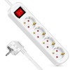Power Strip for Home, 4-Way Multiple Socket with Save Energy