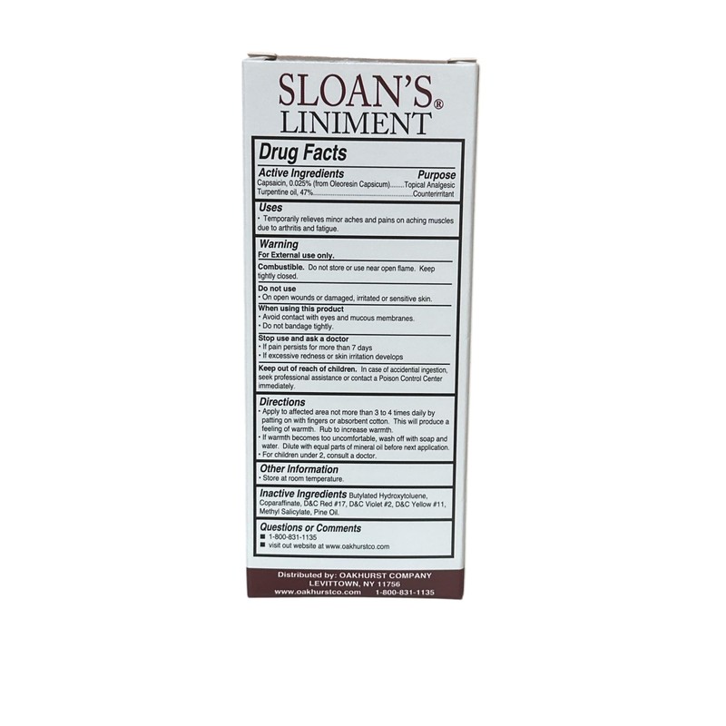 Nose Better Nose Better Sloan's Liniment, 4 oz (Pack of