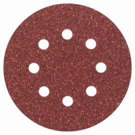 Bosch Bosch Home and Garden DIY Schleifblatt verschiedene Materialien fr Exzenterschleifer (25 Stck, 125 mm, K?rnung 60) 2607019492
