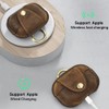 Airpods Pro2 Case, Crazy Horse Cowhide Leather Portable Travel Case