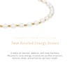 Lotus and Luna Moon Dancer Chakra Healing Dainty Anklet with