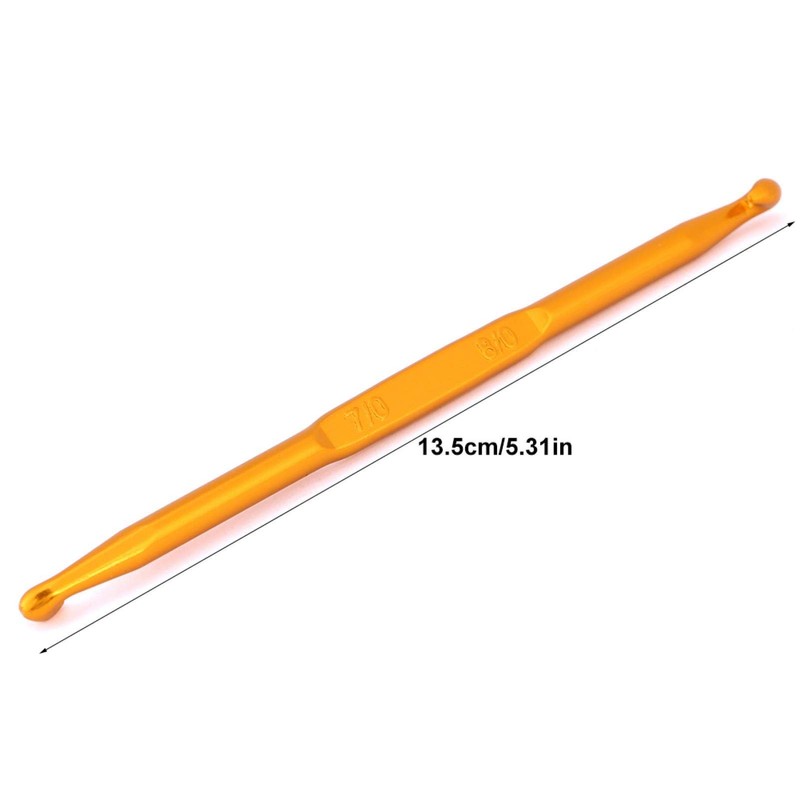 8 Pieces Knitting Needle Crochet Hook Set Aluminum Crochet Hook