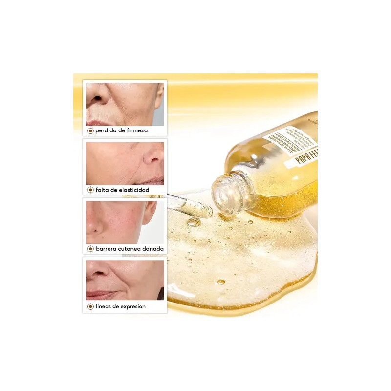 Papa Feel Serum 12x Colágeno Microperlas Reparador 30ml Sensible Día/noche