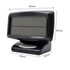 Car Temperature Measurement Thermometer Indoor Outdoor Electronic Clock LCD Backlight