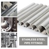 TAISHER 2PCS Stainless Steel Pipe Fittings, 3/4" NPT x 3/4"