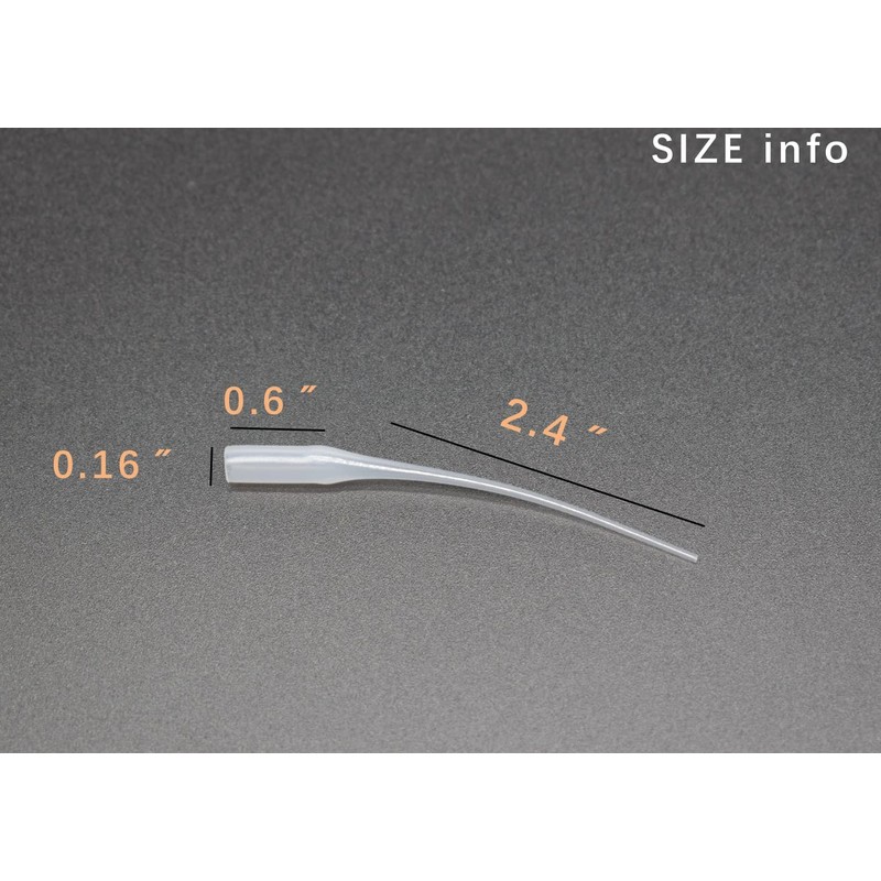 Precision Extender Tips Compatible for CA - 200Pcs Glue Applicator