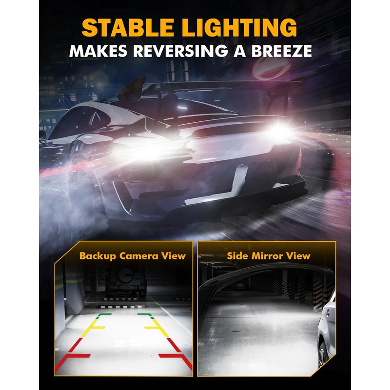 Auxbeam Upgraded 921 Bulb for Backup Reverse Light, 44W 6000