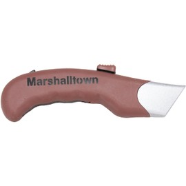 MARSHALLTOWN DuraSoft Auto-Retractable Utility Knife, DuraSoft Knife Type, Auto-Retractable for Safety, Butterfly Storage, Magnets Included, 9069