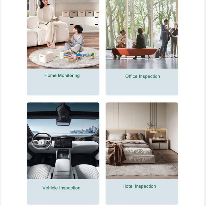 Air Quality Detector Portable Easy Using LED Digital Screen Settable