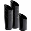 Bluesky Trading MiniWare Black Plastic Angled Cups (2.5 Oz.) -