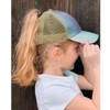 YeeHeen Baseball Cap for Girls Criss Cross Ponytail Baseball Hats
