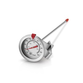 KT THERMO Candy/Deep Fry Thermometer with Instant Read,Oil Thermometer,8" Stainless Steel Stem Meat Cooking Thermometer,Best for Turkey,BBQ,Grill