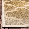 SAFAVIEH Courtyard Collection Area Rug - 5'3" Square, Brown, Moroccan