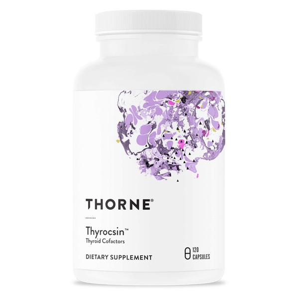 Thorne Thyrocsin - Thyroid Cofactors for Thyroid Function Support - 120 Capsules