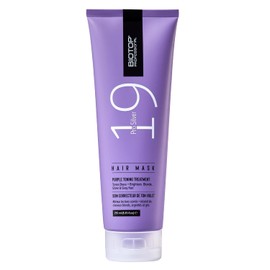 Biotop Professional 19 Pro Mascarilla Capilar Plateada - Hidrata y Elimina Tonos Amarillos y Brassy - Mascarilla Hidratante para Cabello Rubio O Decolorado - 8.45 Oz