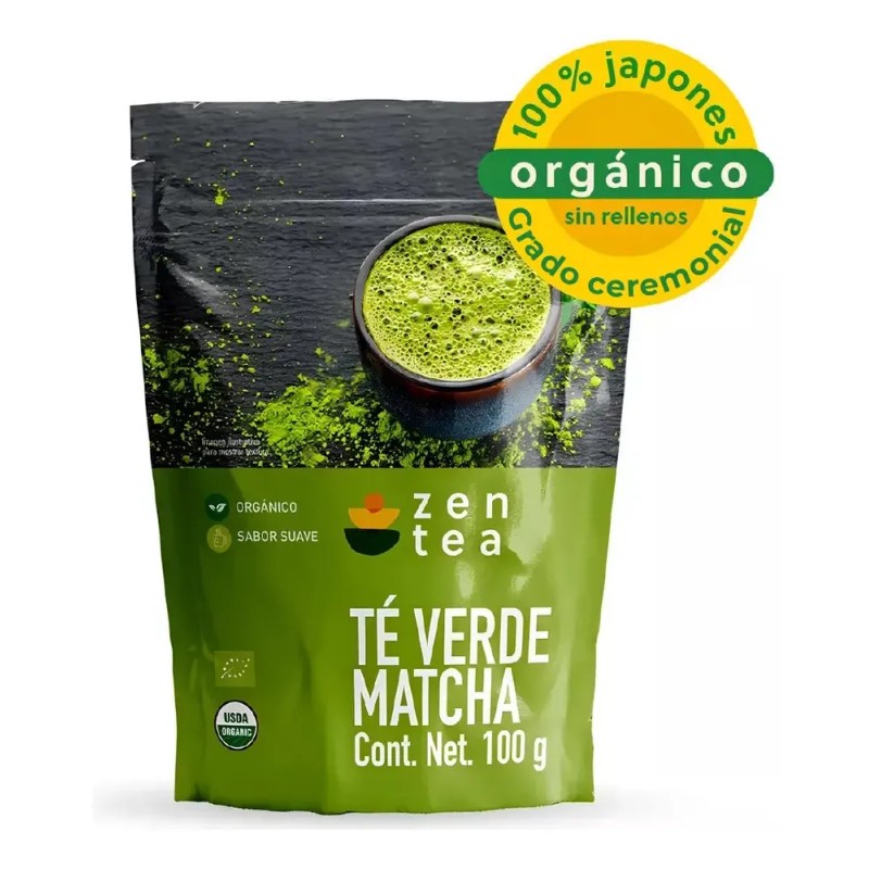 Té Matcha Zen Tea Grado Ceremonial Japonés Orgánico 100g Antioxidantes