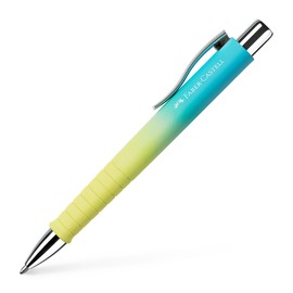 FABER-CASTELL 205217 Poly Ball Sunrise Ballpoint Pen with Replaceable XB Refill, Indelible Pack of 2