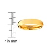 Metal Masters Co. Men Women Unisex Gold Tone Tungsten Wedding