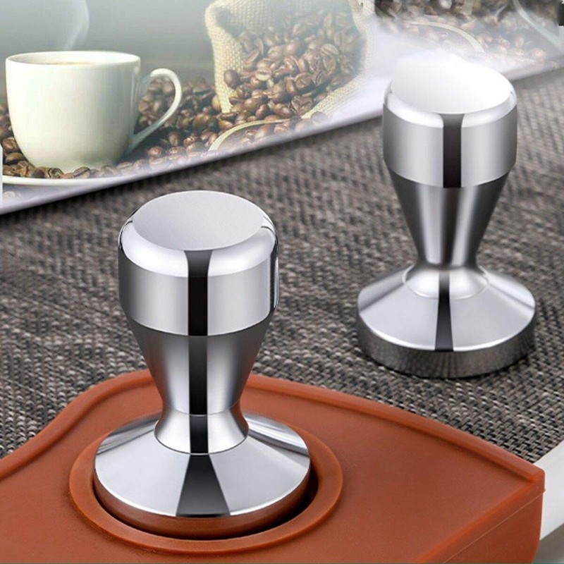 Coffee tamper 58mm Espresso Coffee Press with silicon mat
