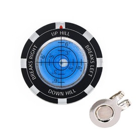 LOYELEY Golf Marker Level Magnet Golf Equipment for Putter Practice Golf Putter Practice Ball Incline Golf Marker Golf Enthusiast Leveled Golf Ball Marker Golf Incline Level Surveyor Golf Enthusiast