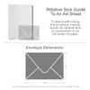 Pack of 25 Colorplan Cool Blue 133mm x 184mm Gummed
