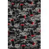 Boy's Not Sleeping Just Recharging Short Cotton Pyjamas Grey Red