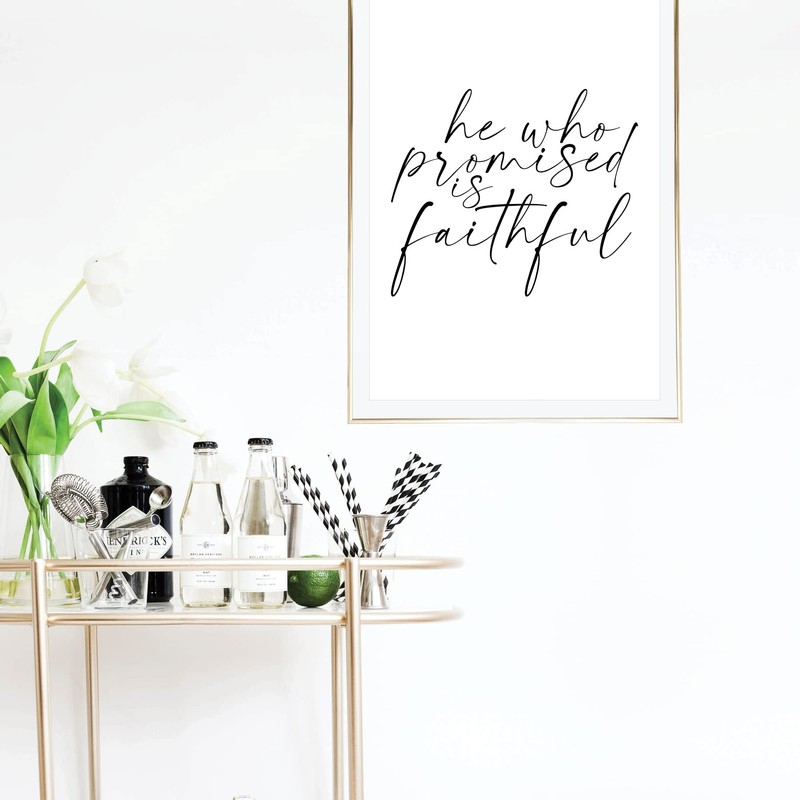 He Who Promised Is Faithful Print, UNFRAMED