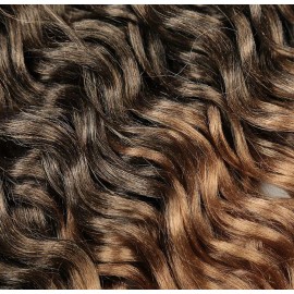 Unbranded 4packs lots Crochet curly  Wavy Hair 22inches long ombre 1b27