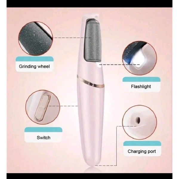 Slinnovation Electric Foot File Callus Remover Grinder Adjustable Speed USB