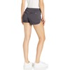 Unionbay Women's Drawcord Pull-On Soft Sateen Short, Galaxy Grey, Medium