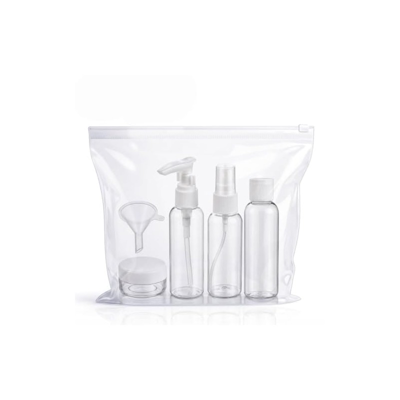 Travel Bottles Empty Clear Refillable Bottle Air Travel Size Shampoo
