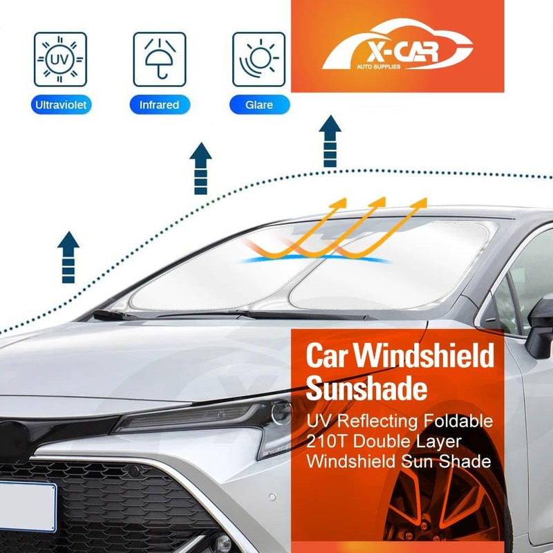 X-Car Windscreen Sun Shade for Toyota Corolla Hatch Sedan 2018-2025