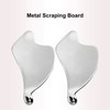 Stainless Steel Gua Sha Board Puffiness Reduction Lymphatic Drainage Heart