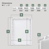 Vent Systems White ABS Plastic Access Panel 12 x 16