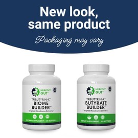 Healthy Gut Tributyrin-X | Apoyo Contra La Histamina Y El Intestino Permeable | 99% Puro Y Sin Olor | 30 Porciones 30 Unidades (Paquete De 1)
