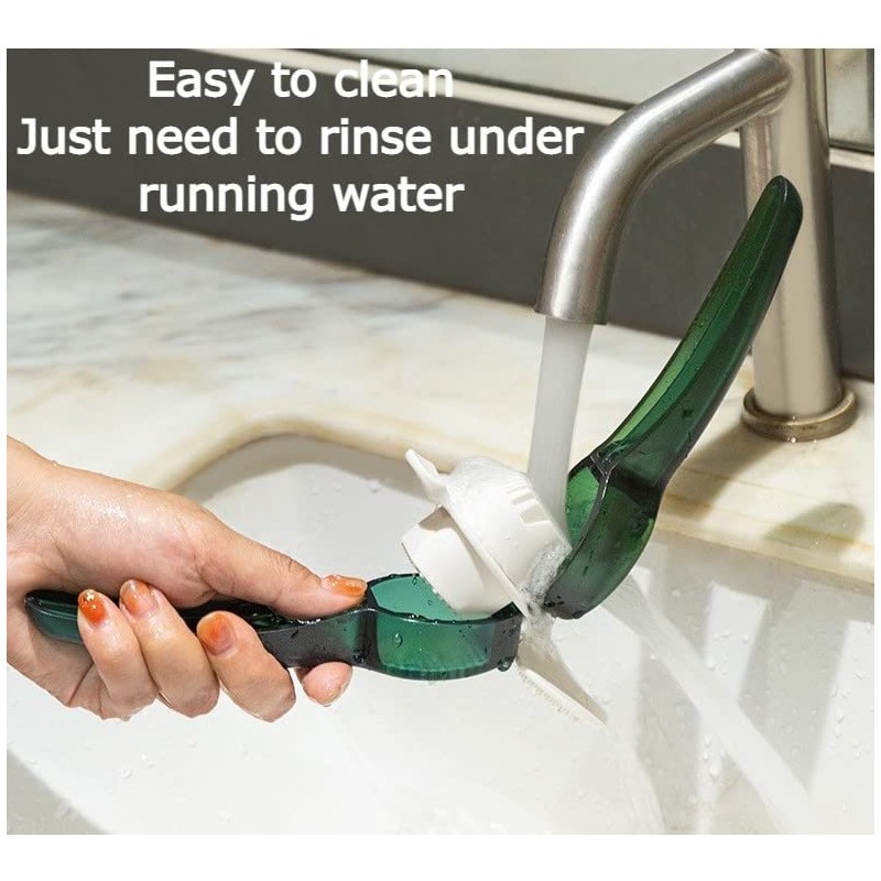 POPULUSL Garlic Slicer & Mincer, 2 in1 Garlic Press, Easy